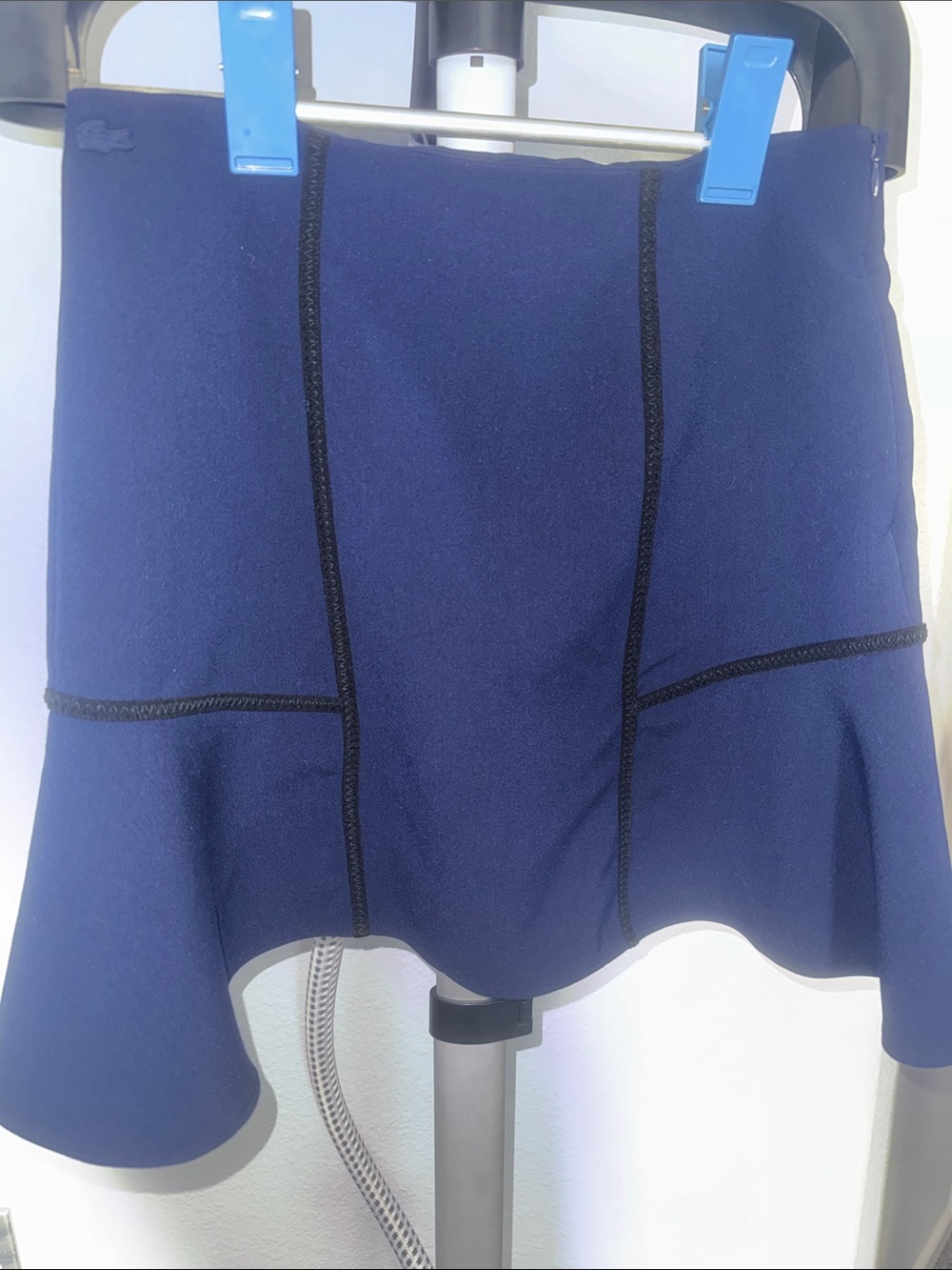 Lacoste L!VE Navy and Black Athletic Skirt